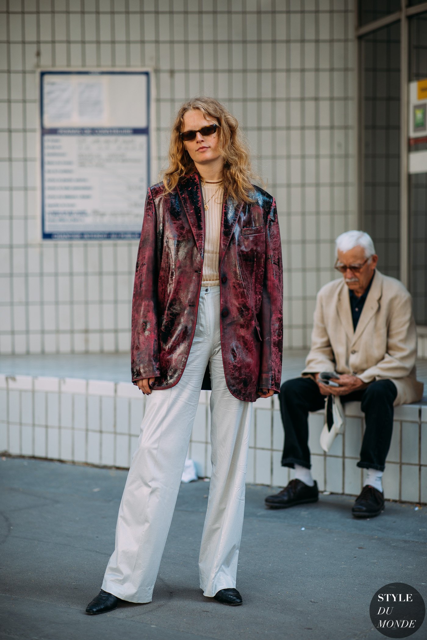 Hanne Gaby Odiele after Acne SS19