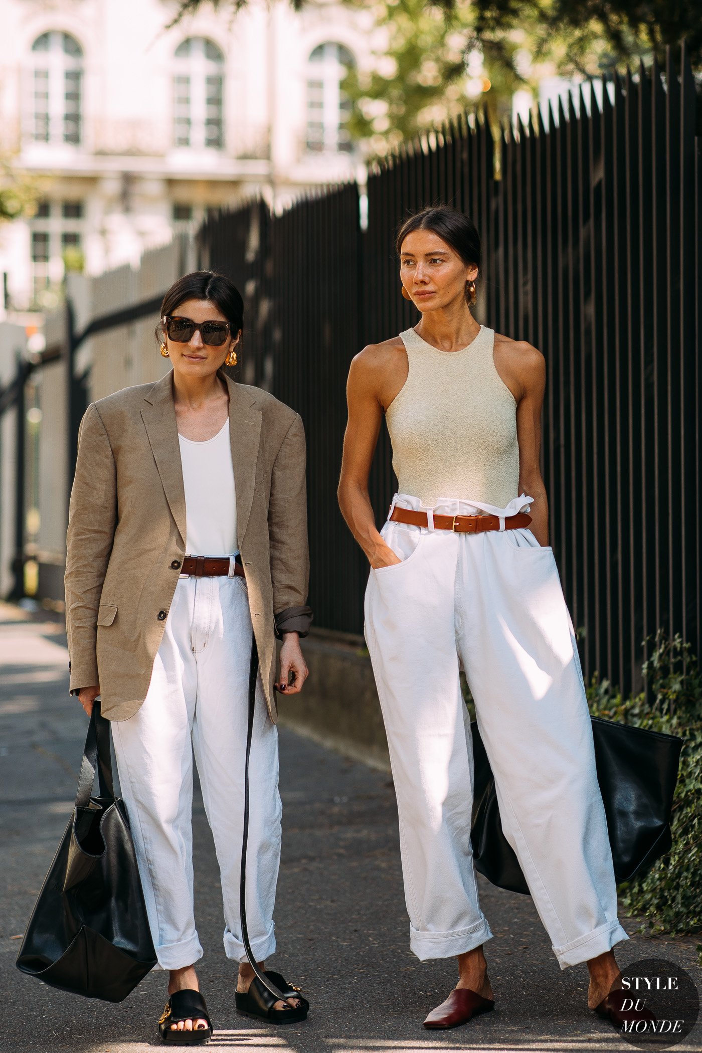 Irina Linovich and Julie Pelipas by STYLEDUMONDE Street Style Fashion Photography20180703_48A9265