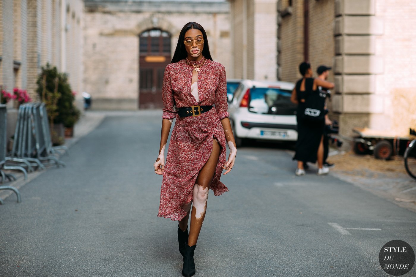 Winnie Harlow after Dior Men SS19