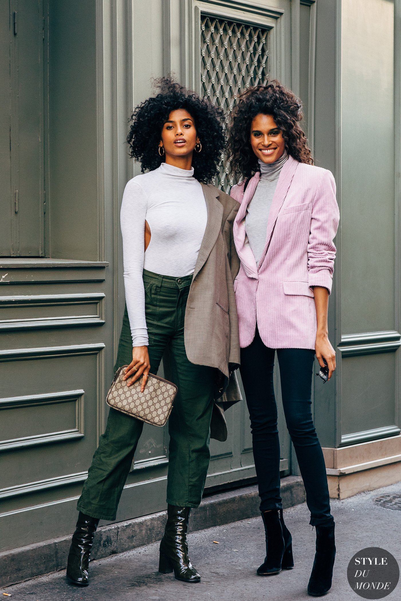 Imaan Hammam and Cindy Bruna by STYLEDUMONDE Street Style Fashion Photography20180924_48A7871