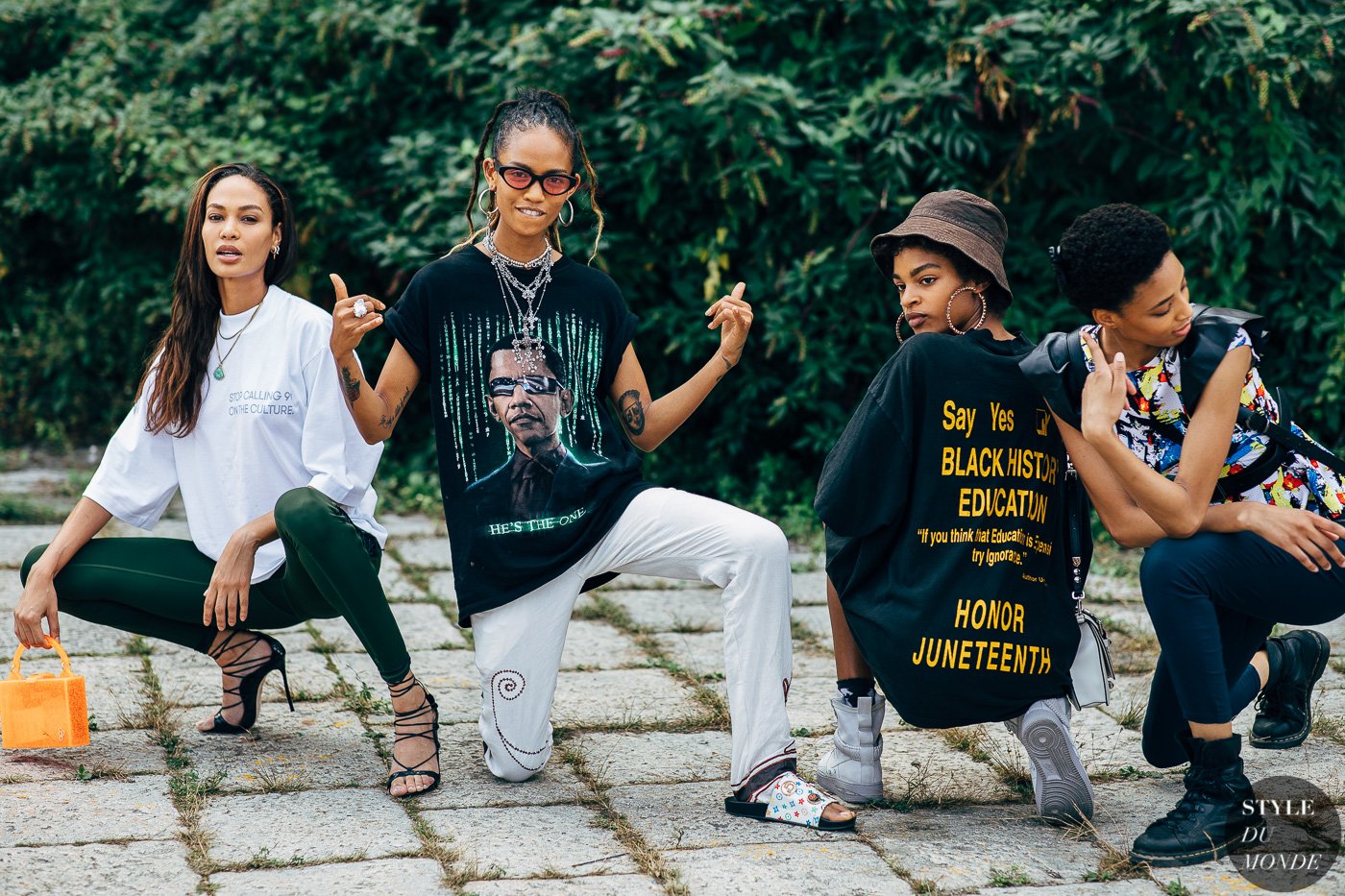 Joan Smalls, Adesuwa Aighewi, Theresa Hayes and Janaye Furman by STYLEDUMONDE Street Style Fashion Photography20180922_48A1903