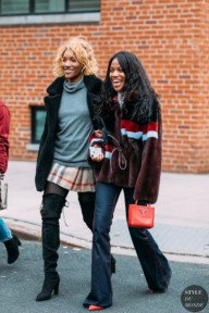 Danielle Prescod and Gabby Prescod by STYLEDUMONDE Street Style Fashion Photography NY FW18 20180209_48A3609