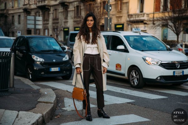 Chiara Totire at Alberta Ferretti