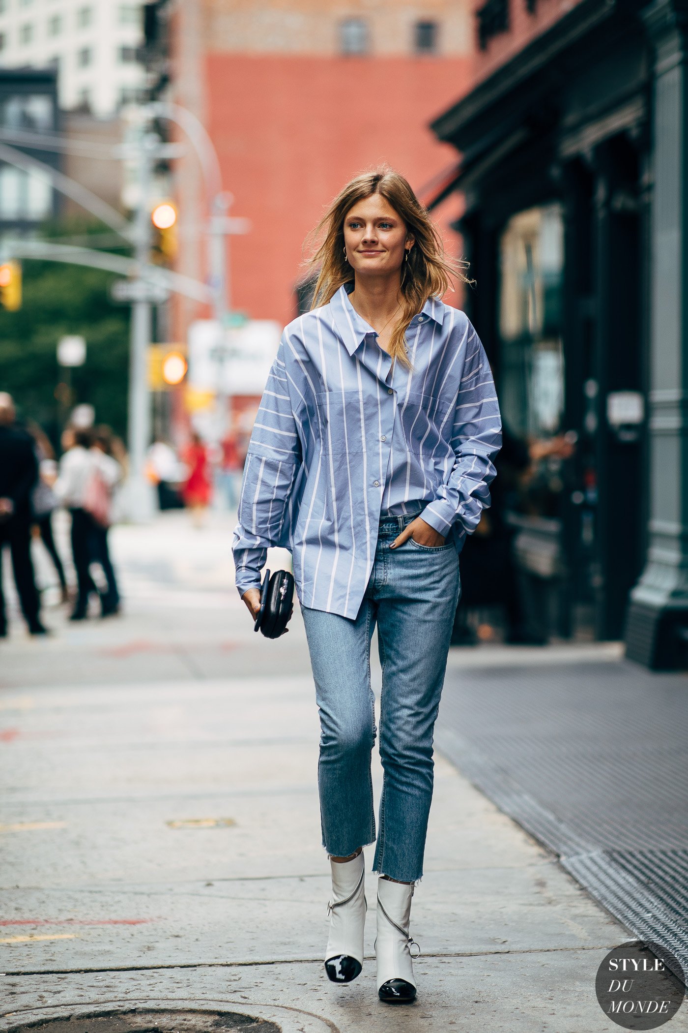 New York SS 2019 Street Style: Constance Jablonski - STYLE DU MONDE