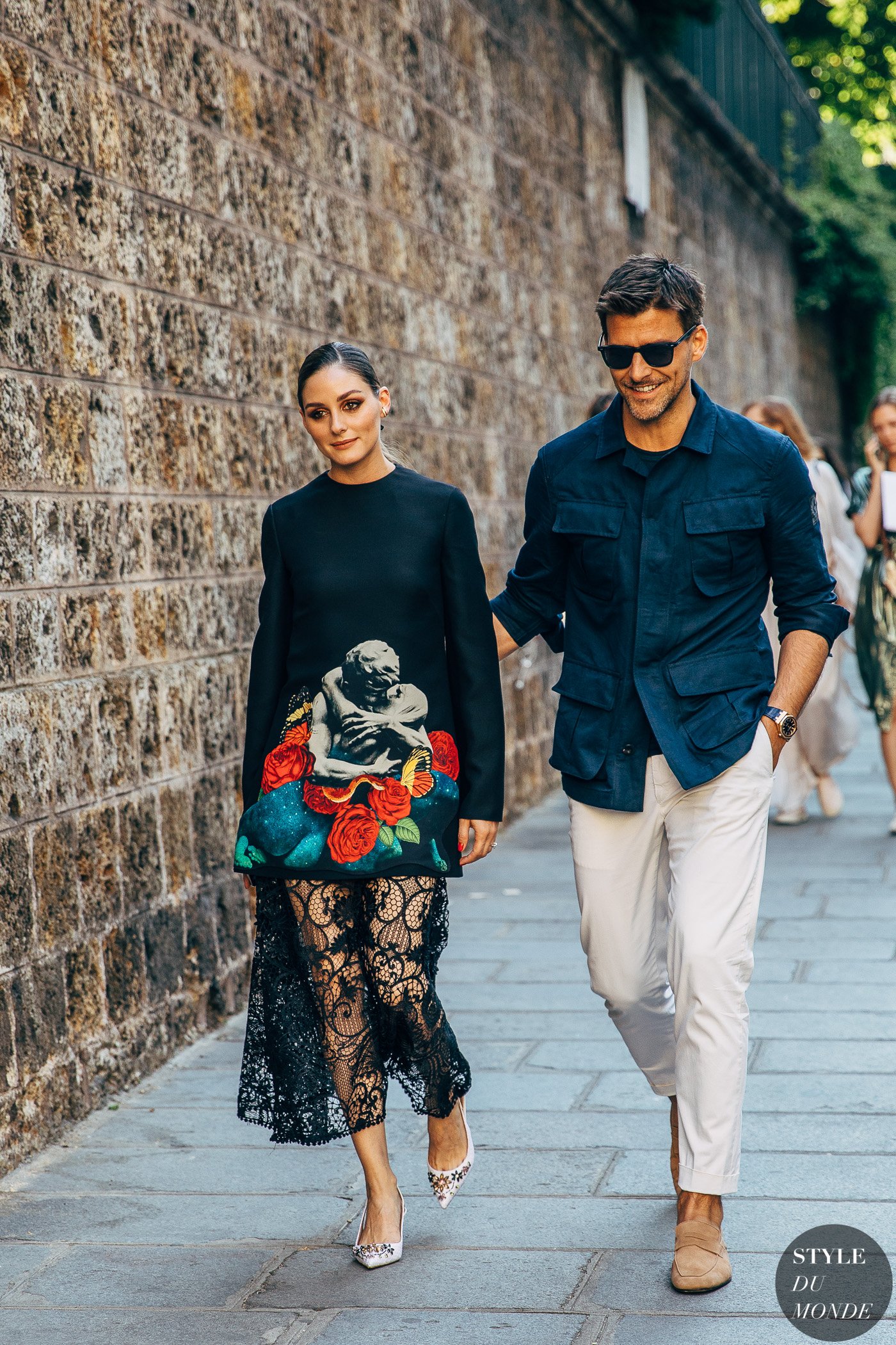 Olivia Palermo and Johannes Huebl by STYLEDUMONDE Street Style Fashion Photography