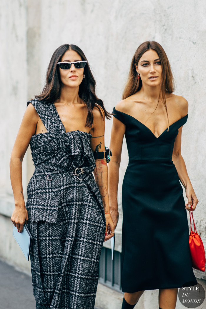 Paris SS 2020 Street Style: Gilda Ambrosio and Giorgia Tordini - STYLE ...