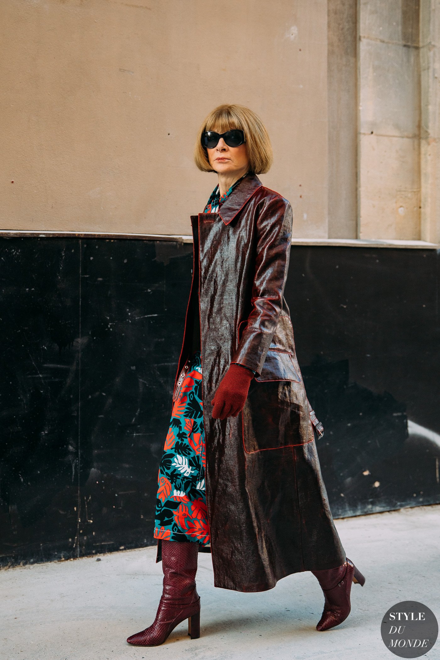 Haute Couture Spring 2020 Street Style: Anna Wintour - STYLE DU MONDE