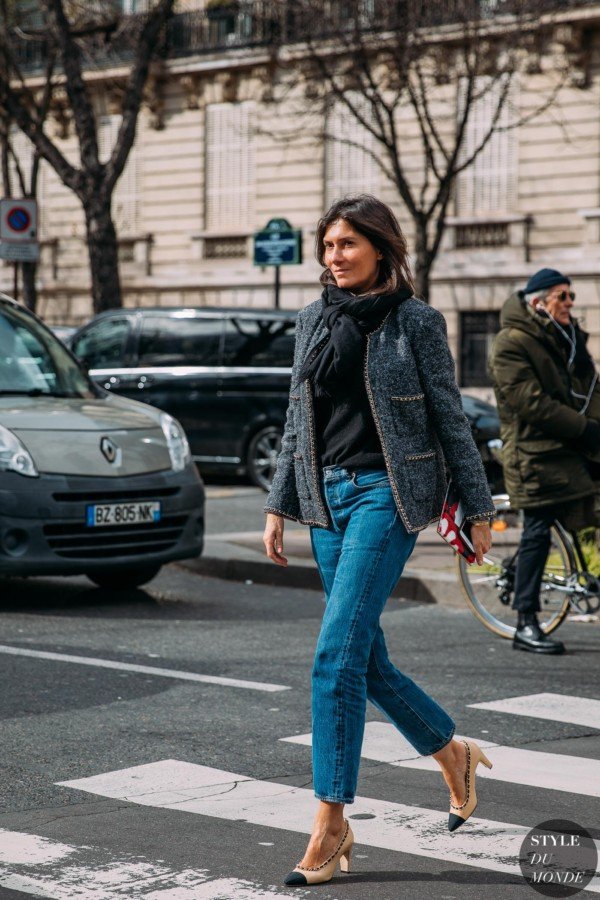 Paris FW 2020 Street Style Emmanuelle Alt STYLE DU MONDE Street