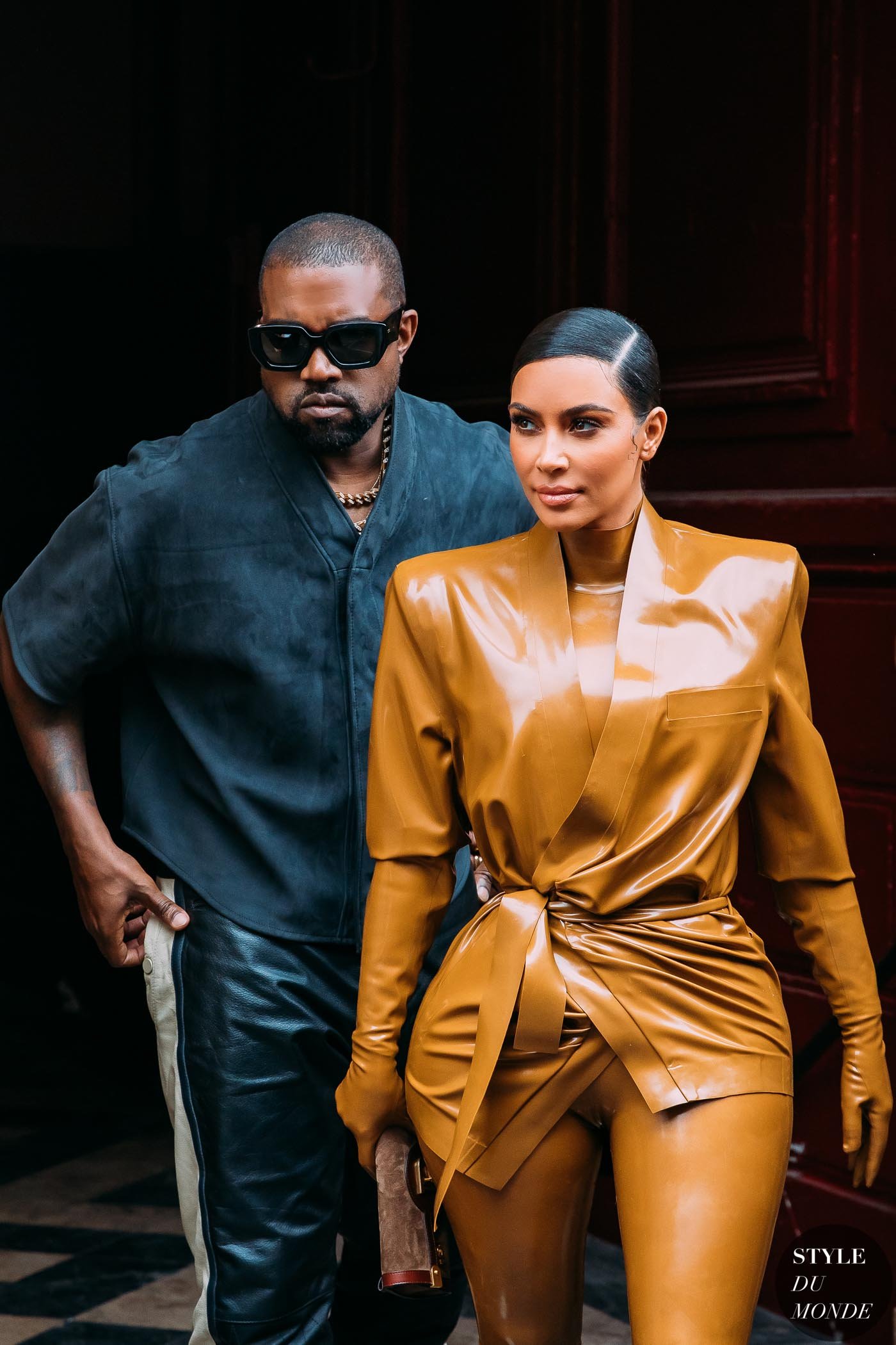 Paris FW 2020 Street Style: Kanye West and Kim Kardashian ...