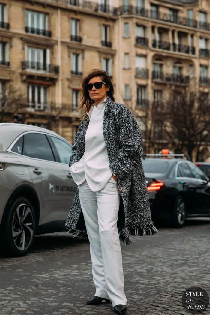 Paris FW 2020 Street Style: Caroline de Maigret - STYLE DU MONDE ...
