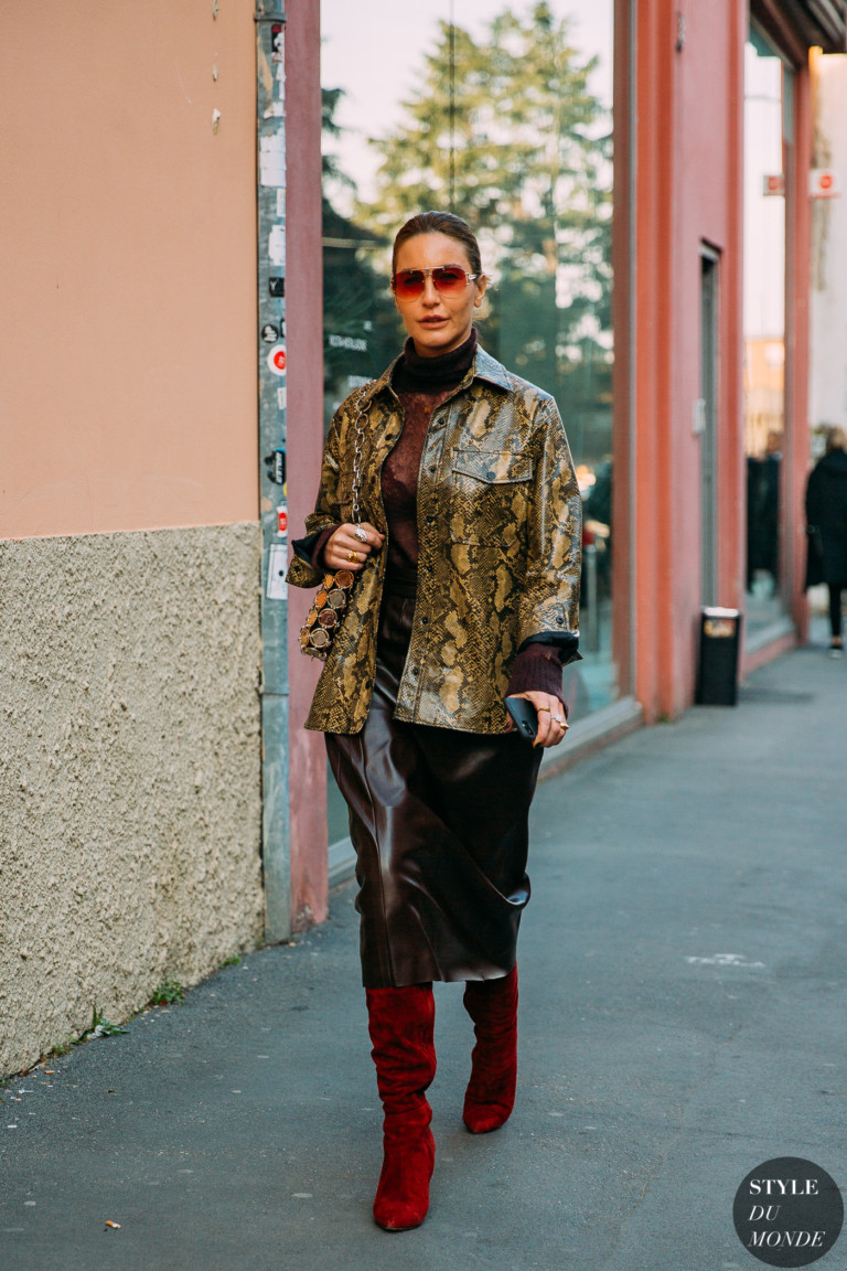 Milan Fall 2020 Street Style: Ece Sukan - STYLE DU MONDE | Street Style ...