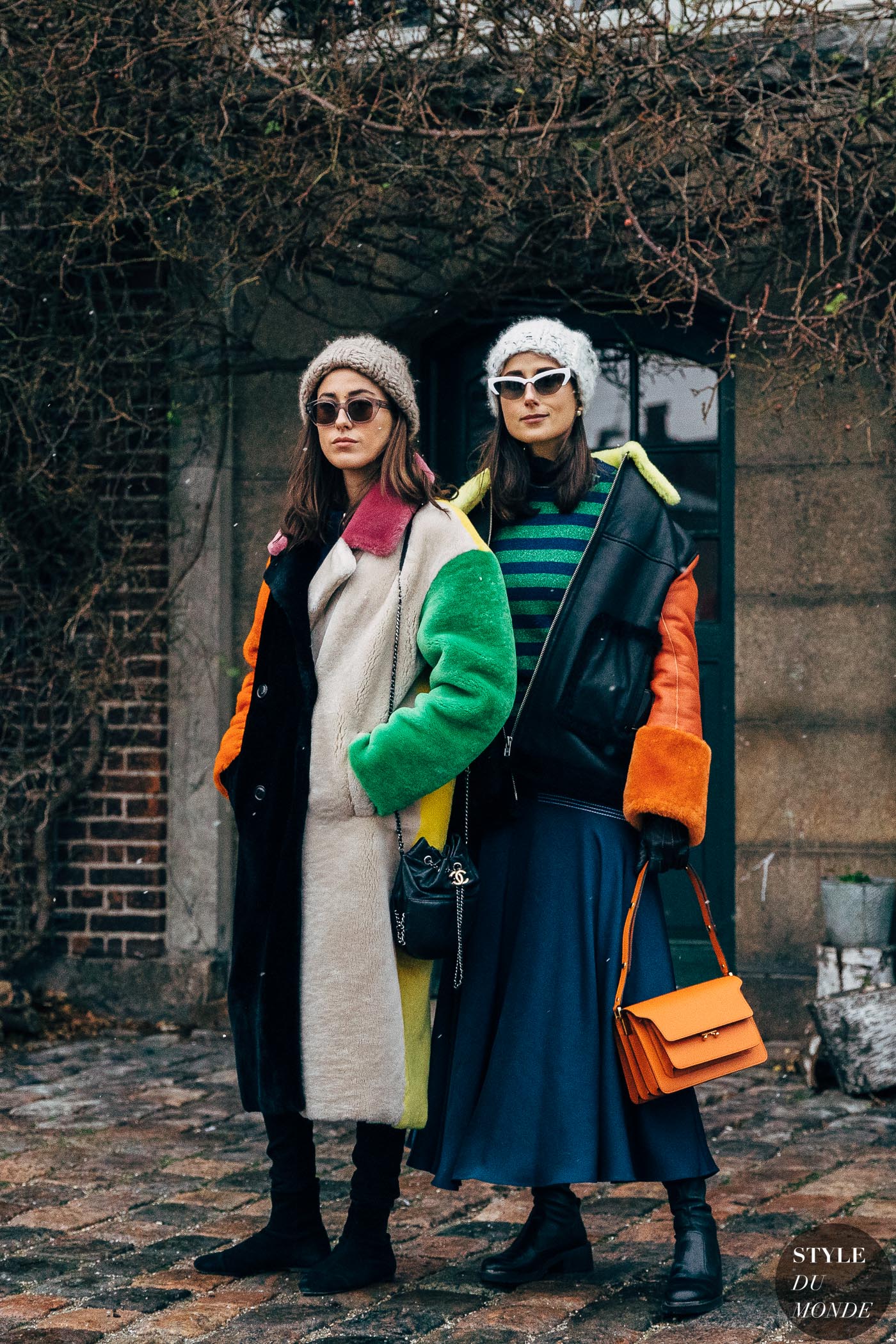 Copenhagen FW Fall 2019 Street Style: Julia and Sylvia Haghjoo